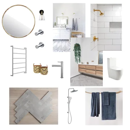 Ensuite Bathroom Interior Design Mood Board by NorwoodDesignCo on Style Sourcebook
