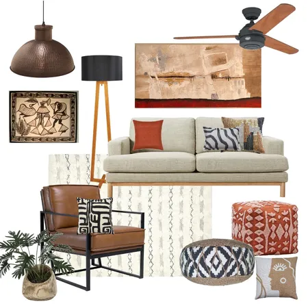 Modern tribal Interior Design Mood Board by BRAVE SPACE interiors on Style Sourcebook