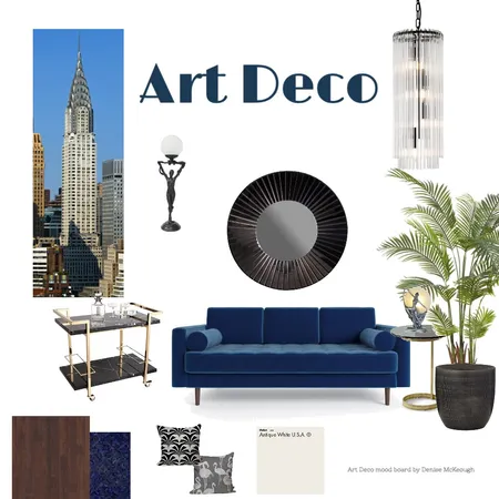 Art Deco Interior Design Mood Board by Denise McKeough on Style Sourcebook