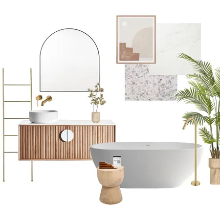 Light Oak Bathroom Interior Design Mood Board by NicoleSequeira on Style Sourcebook
