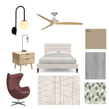 Guest Bedroom Interior Design Mood Board by Bilon on Style Sourcebook