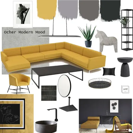 Ocra mood 13 Interior Design Mood Board by Acp.suisse.interiors on Style Sourcebook