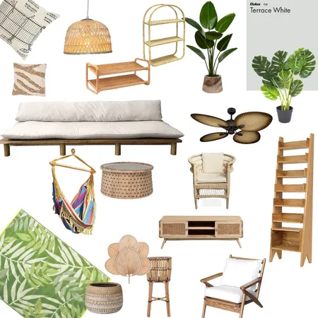 tropical comfy living room Interior Design Mood Board by Jooo on Style Sourcebook