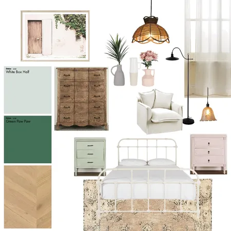 Master Bedroom Decoration Interior Design Mood Board by Studio Cloche on Style Sourcebook