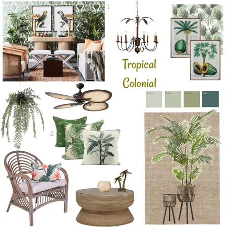 tropical Interior Design Mood Board by Sonya Ditto on Style Sourcebook