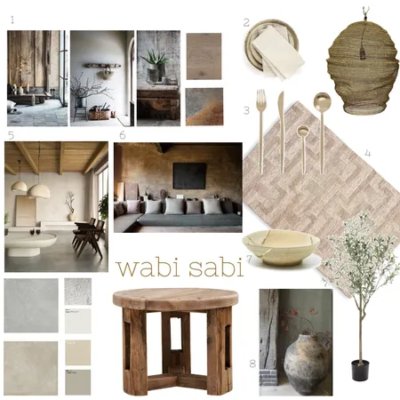 Wabi Sabi moodboard Interior Design Mood Board by Sonya Ditto on Style Sourcebook