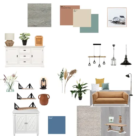 Living & Kitchen Area Interior Design Mood Board by meje34 on Style Sourcebook