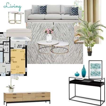 Living Room Interior Design Mood Board by KC Chuah on Style Sourcebook