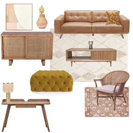 That 70's Show in Pink Interior Design Mood Board by Maegan Perl Designs on Style Sourcebook