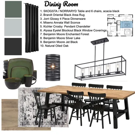 Dining Room Interior Design Mood Board by ElenaKilmer on Style Sourcebook