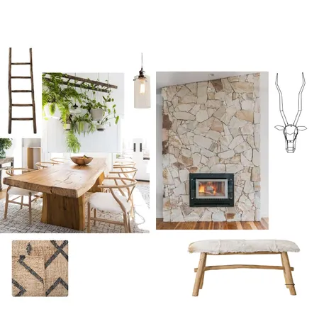 Modern Rustic Interior Design Mood Board by Whitney Morrow on Style Sourcebook