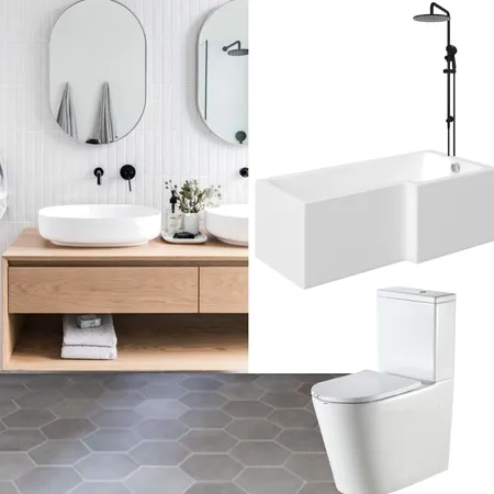 Main Bathroom Interior Design Mood Board by Bethgoddard on Style Sourcebook