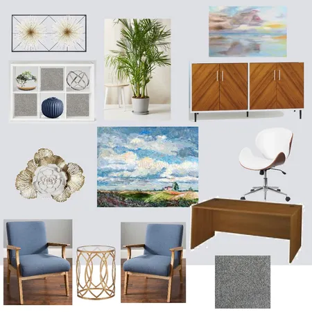 Cousins Office Interior Design Mood Board by Mary Helen Uplifting Designs on Style Sourcebook