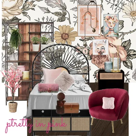 PRETTY IN PINK Interior Design Mood Board by WHAT MRS WHITE DID on Style Sourcebook