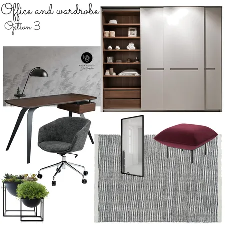 משפחת סגס: משרד וחדר ארונות: אופציה 3 Interior Design Mood Board by Marin-a on Style Sourcebook