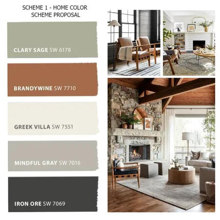 ColorScheme1 Interior Design Mood Board by alexgumpita on Style Sourcebook