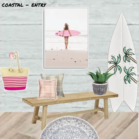 Surf Shack Entry Interior Design Mood Board by Mz Scarlett Interiors on Style Sourcebook