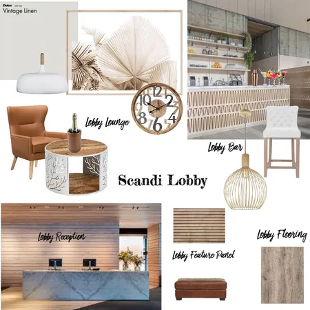 Scandi Lobby Interior Design Mood Board by Airlie Dayz Interiors + Design on Style Sourcebook