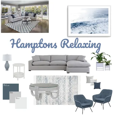 Hamptons Relaxing Interior Design Mood Board by natalie_ac on Style Sourcebook