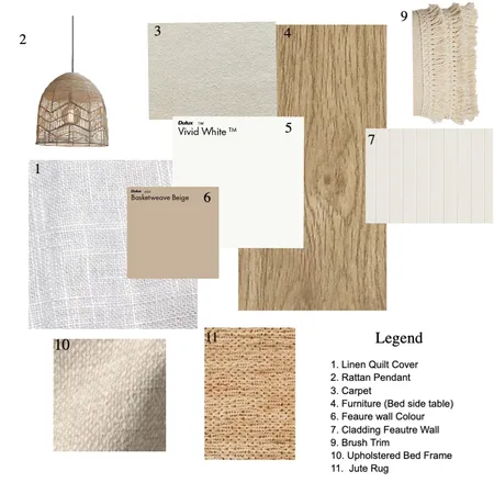 Bedroom Material Board Interior Design Mood Board by Despina on Style Sourcebook