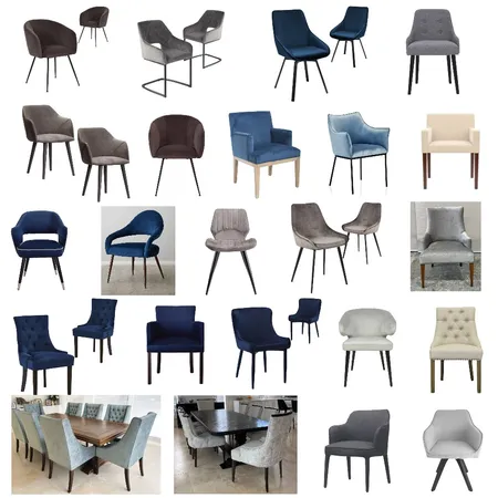 Dining Chairs Interior Design Mood Board by Firefly Creations on Style Sourcebook
