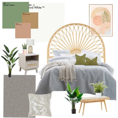 Guest Bedroom Interior Design Mood Board by Sancha Lee on Style Sourcebook