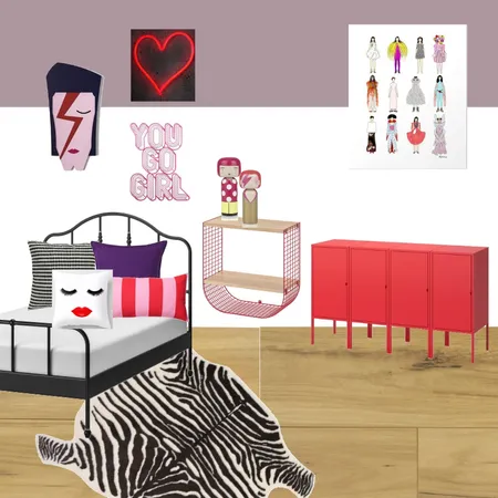 you go girl room Interior Design Mood Board by YafitD on Style Sourcebook