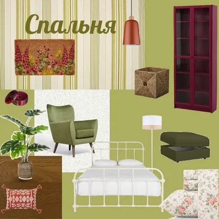 Оливковая спальня Interior Design Mood Board by MJuliette on Style Sourcebook