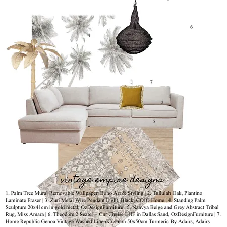 Summer fling Interior Design Mood Board by Vintage Empire Designs on Style Sourcebook