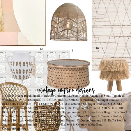 Rustic Interior Design Mood Board by Vintage Empire Designs on Style Sourcebook