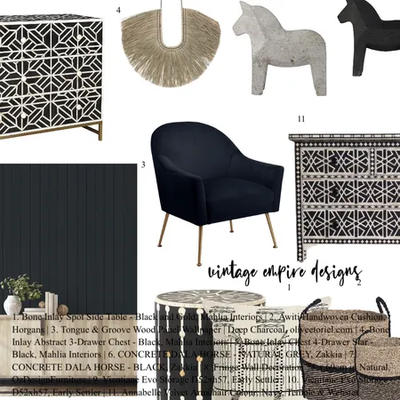 Tribal Interior Design Mood Board by Vintage Empire Designs on Style Sourcebook