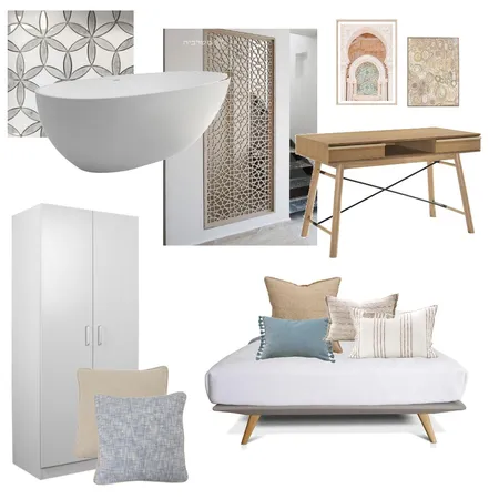 Bat Yam Panthouse Bedroom Interior Design Mood Board by Hadasg225 on Style Sourcebook