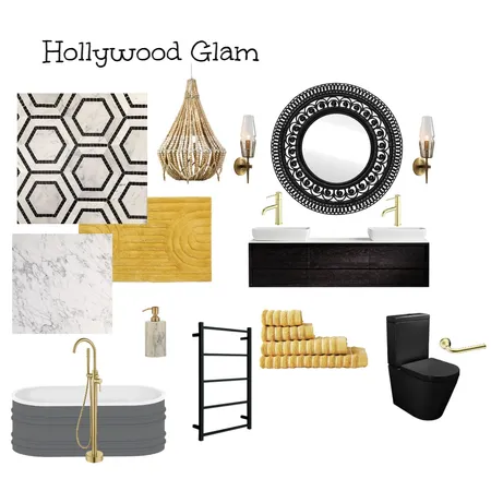 Hollywood glam Interior Design Mood Board by lisabet on Style Sourcebook