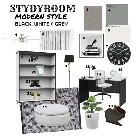 STUDY Interior Design Mood Board by Spook103 on Style Sourcebook