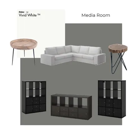 Media Room Interior Design Mood Board by Urban Aspect Build Planning & Interior Design on Style Sourcebook