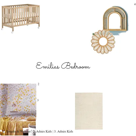 Emilias Bedroom Interior Design Mood Board by Stacey1806 on Style Sourcebook