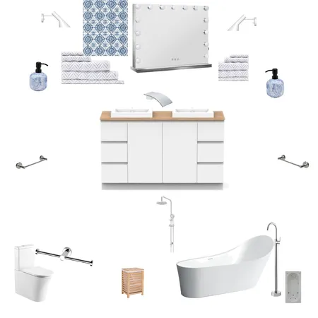 Ensuite Interior Design Mood Board by JT on Style Sourcebook