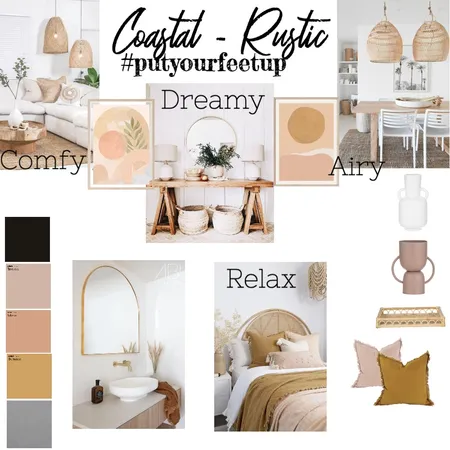 Coastal - Rustic Interior Design Mood Board by deeth on Style Sourcebook