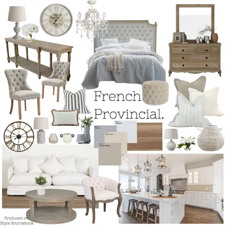 French provincial Interior Design Mood Board by lauren white on Style Sourcebook