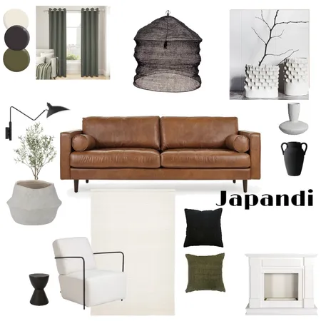 Japandi inspired living room Interior Design Mood Board by Emjeffs on Style Sourcebook