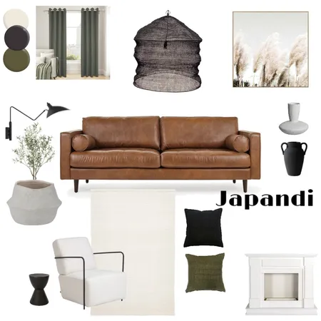 Japandi inspired living room Interior Design Mood Board by Emjeffs on Style Sourcebook