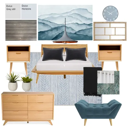 Scandi bedroom Interior Design Mood Board by G2 Interiors on Style Sourcebook