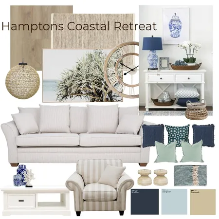 Hamptons Coastal Retreat Interior Design Mood Board by Styled By Lorraine Dowdeswell on Style Sourcebook