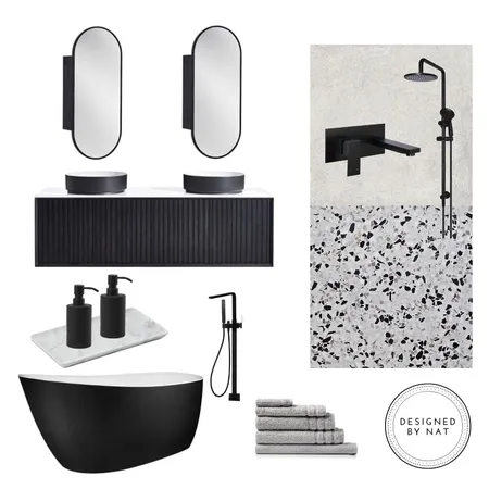 Bathroom Interior Design Mood Board by Designed By Nat on Style Sourcebook