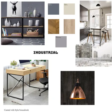 Industrial Interior Design Mood Board by Kimberley on Style Sourcebook