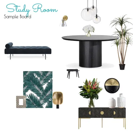Study Room Interior Design Mood Board by KC Chuah on Style Sourcebook