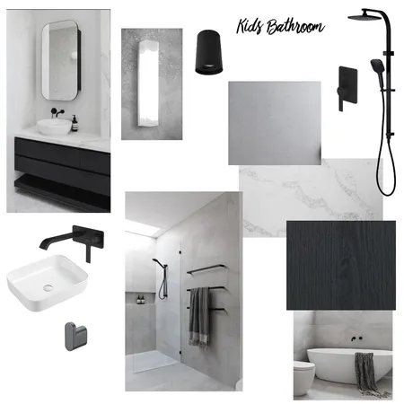 Kids Bathroom Interior Design Mood Board by JEM FAMILY on Style Sourcebook