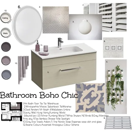 Bathroom Interior Design Mood Board by Megan Kummer on Style Sourcebook