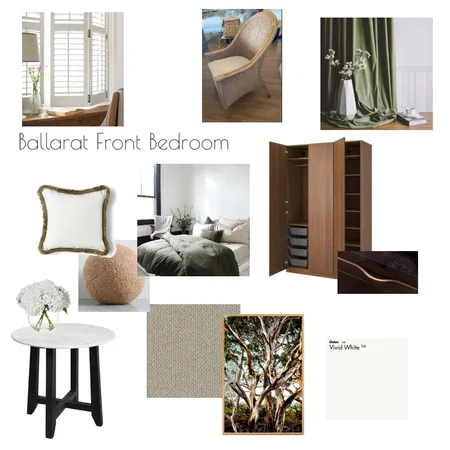 Ballarat Front Bedroom Interior Design Mood Board by ClaireTinker on Style Sourcebook