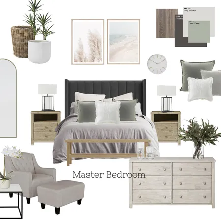 Master Bedroom Interior Design Mood Board by January Made Design on Style Sourcebook